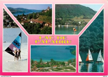 Carte Postale - 38 - Paladru Charavines - Le Lac de Paladru Charavines - Multivues - Planche à Voile - CPM - Carte Neuve