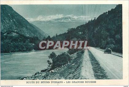 CPA Route du Bourg d'Oisans Les Grandes Rousses