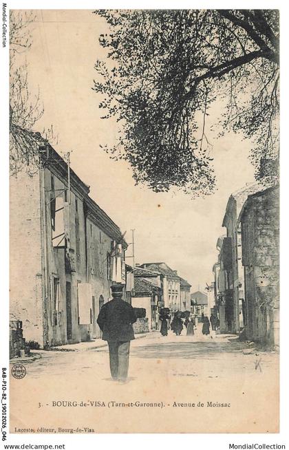 BABP10-1007-82 - BOURG-DE-VISA - Avenue de moissac