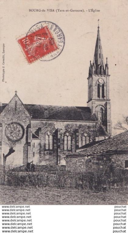 O17-82) BOURG DE VISA (TARN ET GARONNE) L ' EGLISE