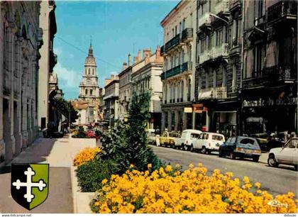 01 - Bourg en Bresse - Avenue Alsace Lorraine - Automobiles - CPM - Voir Scans Recto-Verso