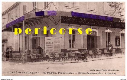07 Bourg Saint Andéol  Café de l'Alcazar
