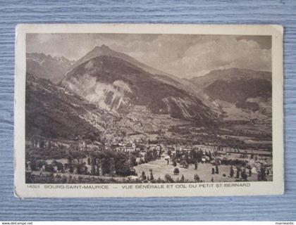Cpa Bourg saint Maurice (73) vue générale