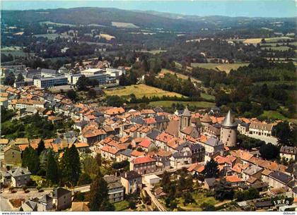 23 - Bourganeuf - Vue Générale aérienne - CPM - Voir Scans Recto-Verso