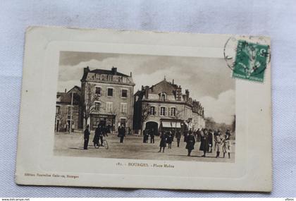 Bourges, place Malus, Cher 18