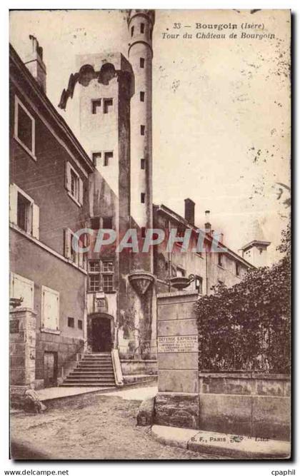 Bourgoin - Tour du Chateau - CPA