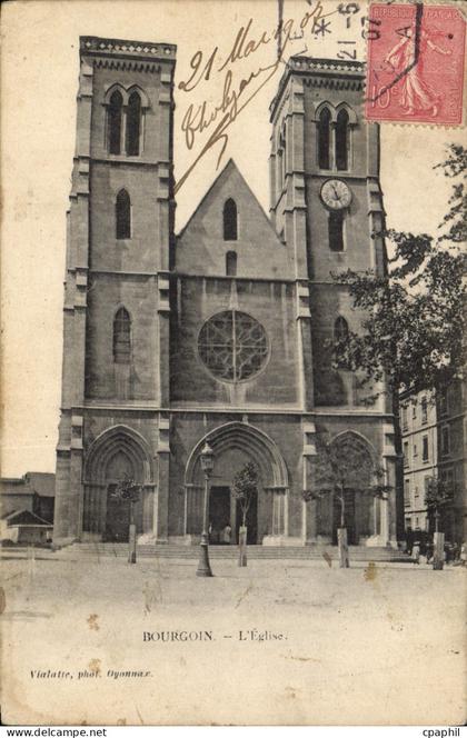 CPA Bourgoin L'Eglise