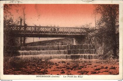 CPA Bourgoin Le Pont De Ruy