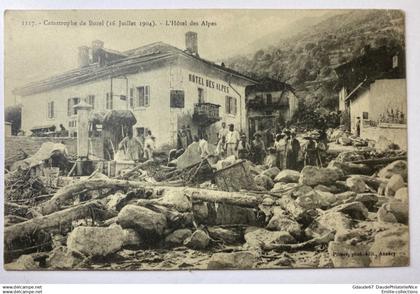 BOZEL (73) - CATASTROPHE DE BOZEL - L'HOTEL DES ALPES