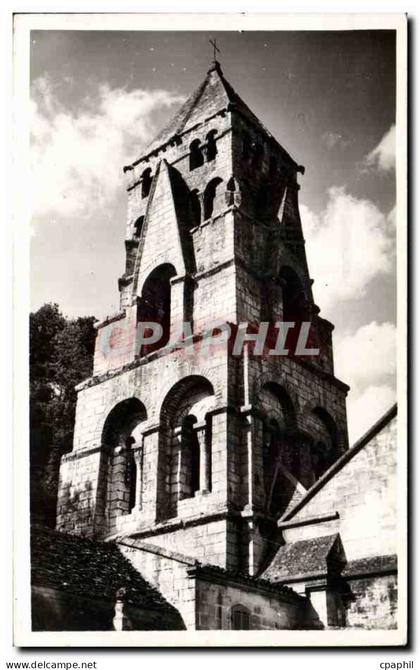 CPA Brantome Le clocher Style roman
