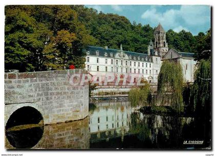 CPM Brantome L'Abbaye et le pont coude