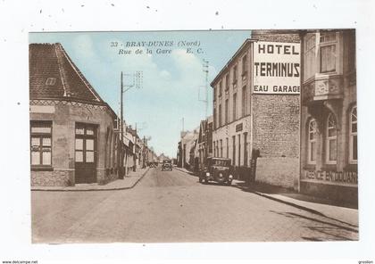 BRAY DUNES (NORD) 33 RUE DE LA GARE (HOTEL TERMINUS ET AUTOS)