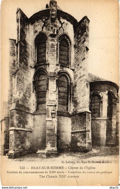 CPA Bray sur Somme Chevet de l'eglise (1498683)