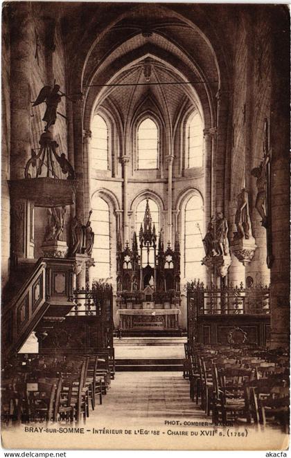 CPA Bray sur Somme interieur de l'eglise (1498680)