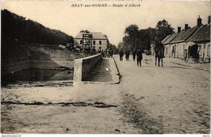 CPA Bray sur Somme Route d'Albert (1503167)