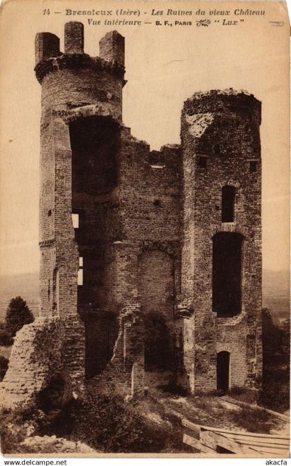 CPA BRESSIEUX - Les Ruines du vieux Chateau - Vue Intérieure (433794)