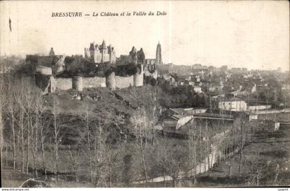 CPA Bressuire Le Chateau et la Vallee du Dolo