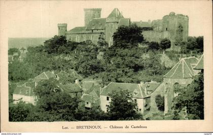 CPA Bretenoux Chateau De Castelnau