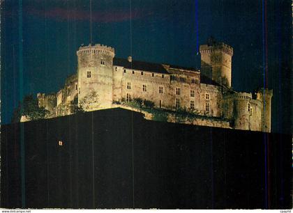 CPM Le Lot Terre des Merveilles Castelnau Bretenoux Vue de Nuit
