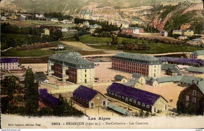 CPA Les Alpes Briancon Ste Cathedrale Les Casernes