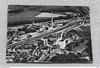 Cpm 1961, en avion sur Brienon, Yonne 89