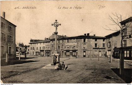 CPA BRIGNAIS Le Place de l'Église (444134)