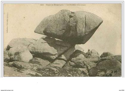 29.BRIGNOGAN.PLAGE DE BRIGNOGAN.LE ROCHER TREMBLANT