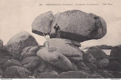 Brignogan-Plage (29  - Finistère)  La Roche Tremblante