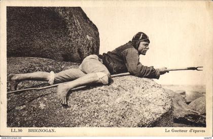 CPA Brignogan le Guetteur d'epaves