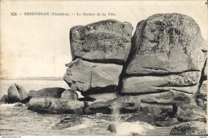 CPA Brignogan Le Rocher De La Tête