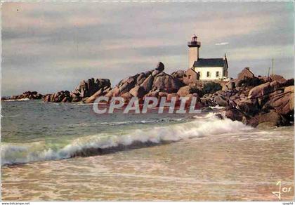 CPM Brignogan Plage Finistere Le phare de Pontusval