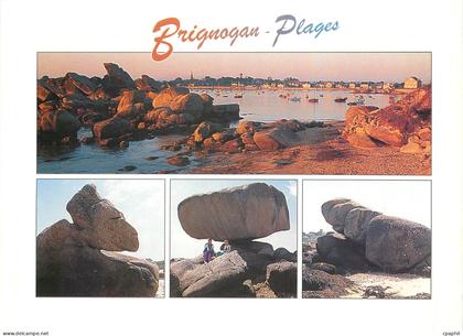 CPM Brignogan Vue generale les rochers du Chameau du Crapaud et de la Roche Tremblante