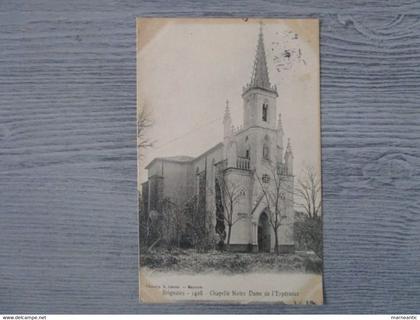 cpa Brignoles(83) la chapelle notre dame de l'espérance