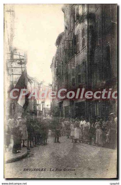 CPA Brignoles la rue Granue
