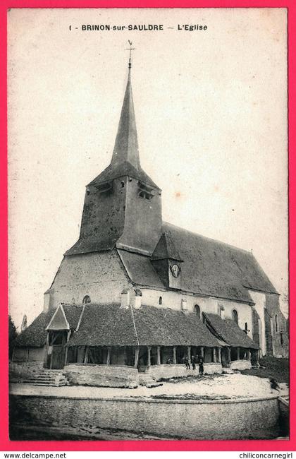 Brinon sur Sauldre - L'Eglise - Animée