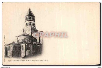 CPA Brioude Eglise de St Julien et Brioude