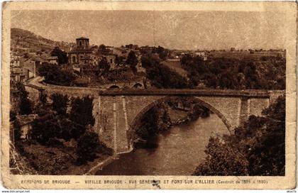 CPA VIEILLE-BRIOUDE - Env. de BRIOUDE - Vue générale et Pont (690597)
