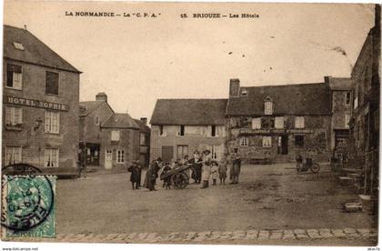 CPA Briouze (Orne) - Les Hotels (250049)