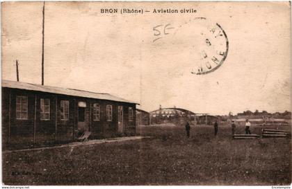 CPA Carte Postale France  Bron Aviation civile 1928 VM109317ok