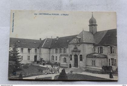 Cpa 1915, Bruyères en Vosges, l'hôpital, Vosges 88