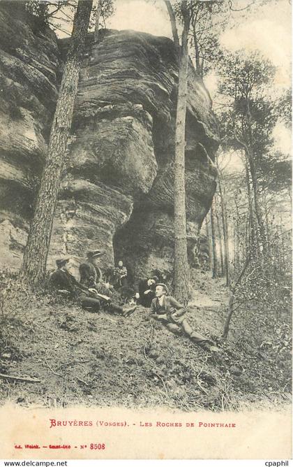 CPA Bruyeres Vosges Les Roches de Ponthaie