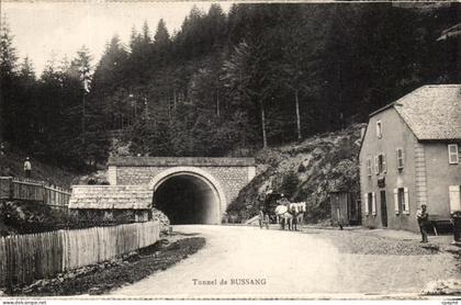 CPA Tunnel de Bussang Caleche