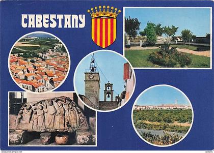 66-CABESTANY-VUE AERIENNE DE LA VILLE-N°7056-A/0175