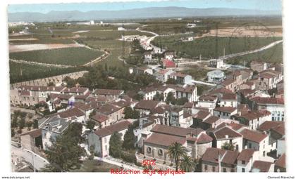 CABESTANY: vue générale vue aérienne 10X15 - Très bon état