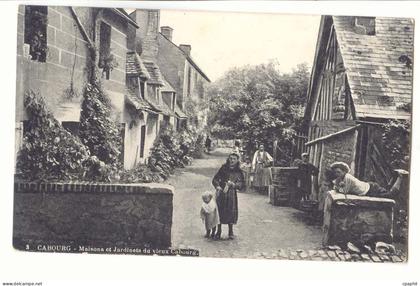 Cabourg CPA Maisons et jardinets du vieux Cabourg