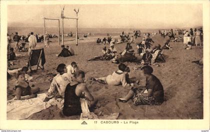 CPA Cabourg la plage