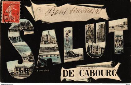 CPA CABOURG - Salut de CABOURG - Scenes (383218)