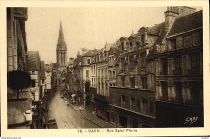 CPA Caen Rue St Pierre
