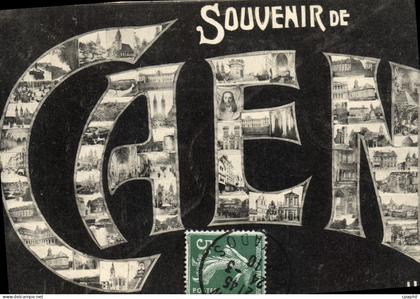 CPA Caen Souvenir