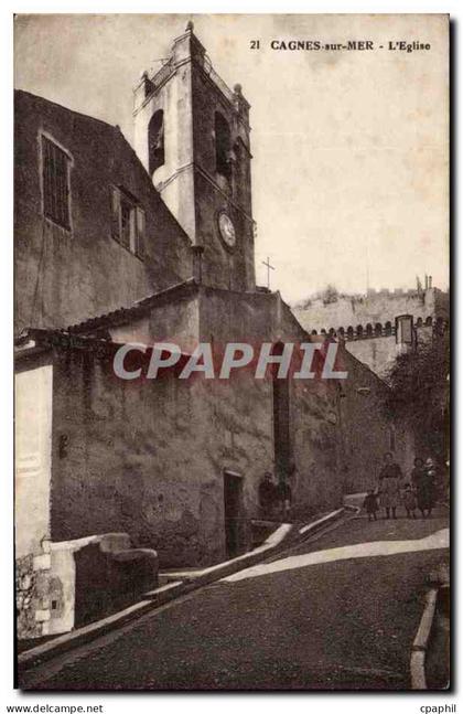 Cagnes sur Mer L'Eglise - CPA